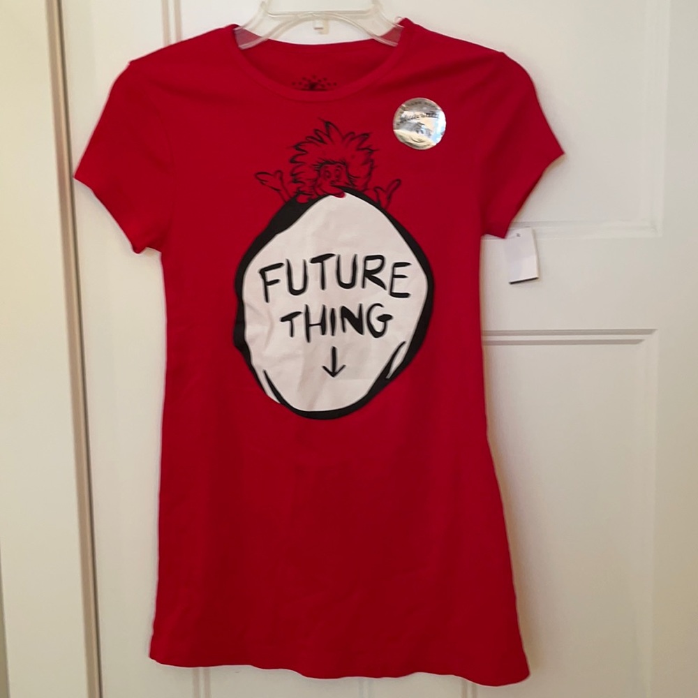 Dr Seuss Thing 1 Thing 2 maternity shirt